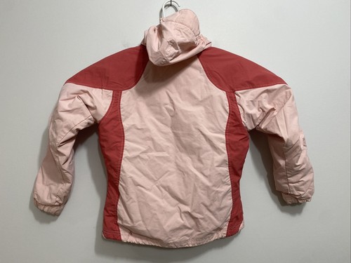Girls REI Soft-shell and Fleece 2-in-1 Snow Jacket Size Large 12/14 Salmon Pink - Picture 2 of 10