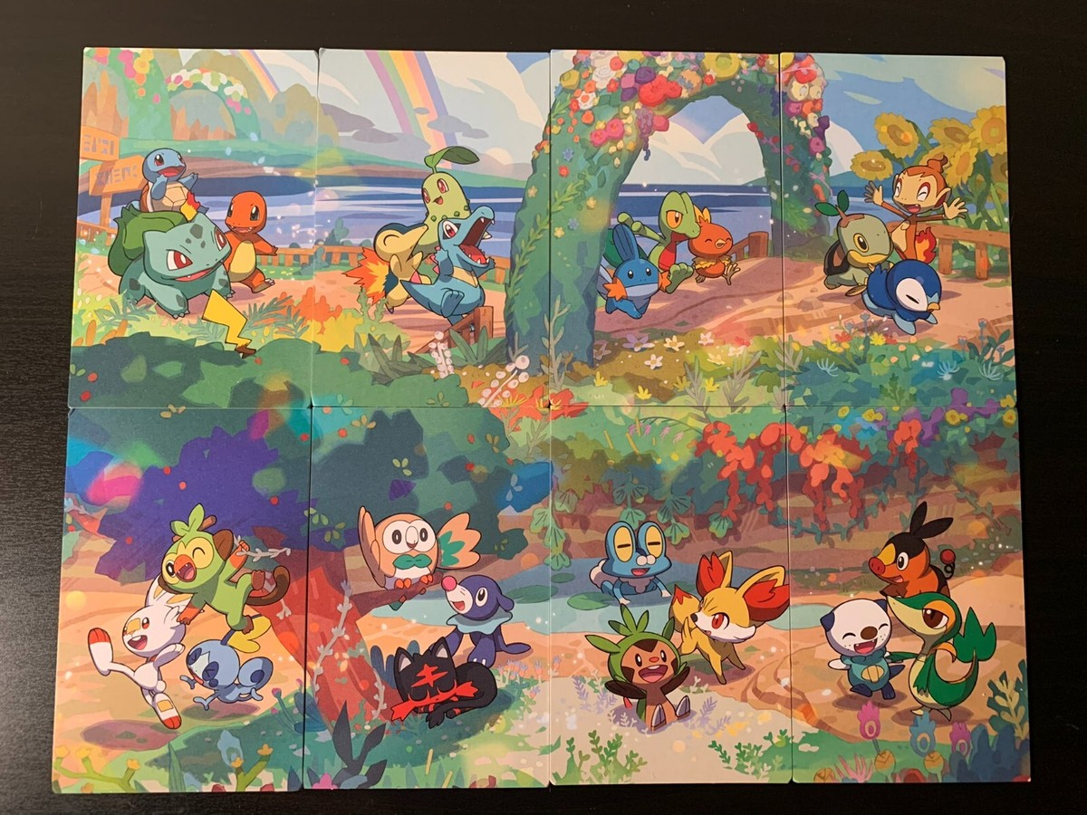 Full Set of Pokmon Celebrations Mini Tin 8 Art Cards Totodile Charmander Rowlet Full Set of Pokmon Celebrations Mini Tin 8 Art Cards Totodile Charmander Rowlet