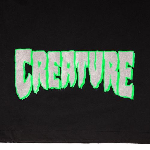 Santa Cruz Skateboards Coat Cruz Bond Bomber Jacket Black/White Stripe Rib - Picture 4 of 4