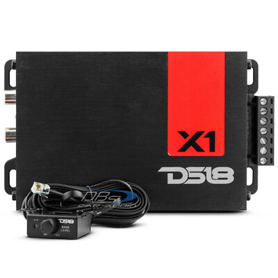 DS18 X1 Monoblock Subwoofer Car Amplifier 900W Max Compact Motorcycle Bass Amp