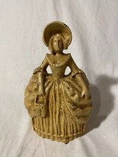 Vintage Cast Iron Victorian Girl Door Stop K-65
