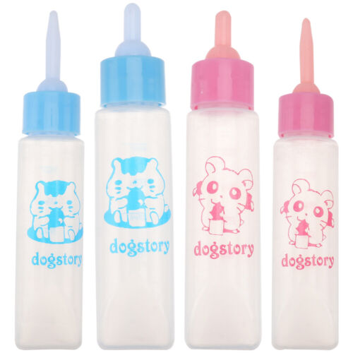 4 Pcs Pet Milk Bottle Nursing Bottles for Puppy Feeder - 第 1/12 張圖片