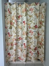 Vtg Designer Custom Made Floral Jacquard Fabr...