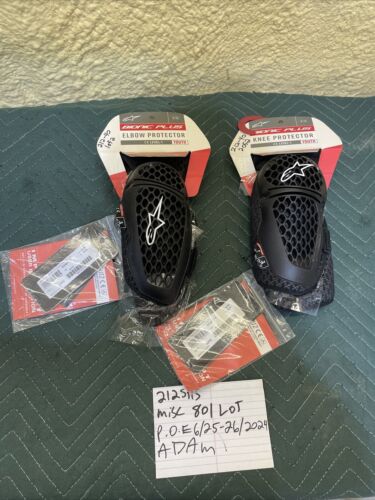Alpinestars dirtbike motocross youth elbow knee protector set S/m 212