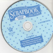 ITHistory 2002 PC Software: ART EXPLOSION SCRAPBOOK FACTORY  Nova No Man