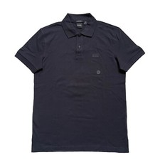 NWT Hugo Boss Men's Regular Fit All Cotton Mesh Solid Polo Shirt Logo Embroidery