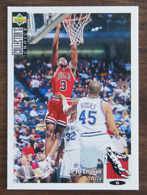Trading Card NBA Upper Deck 1994  Chicago Bulls  Jo Jo English