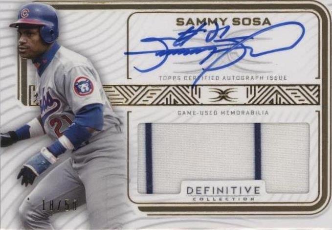 2023 Topps Definitive Collection - Sammy Sosa #DARC-SSO - 1 of 1