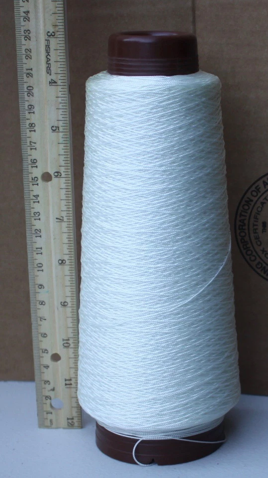 Heavy Duty 100% Nylon Thread white color for sewing leather & Others. - Image 3 of 4