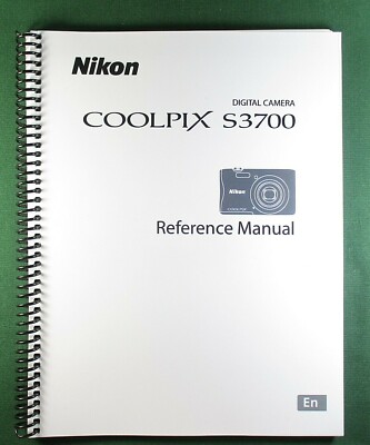 Nikon CoolPix S3700 Instruction Manual: 163 Pages Protective Covers