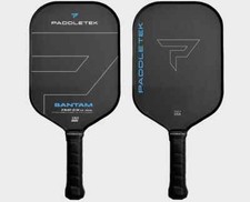 Paddletek Bantam TKO-CX 14.3 mm Pickleball Paddle Carbon Christian Alshon Blue