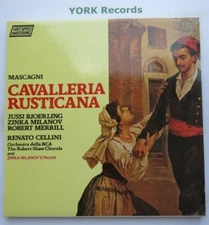VLS 43534 - MASCAGNI - Cavalleria Rusticana CELLINI - Ex Con 2 LP Record Box Set