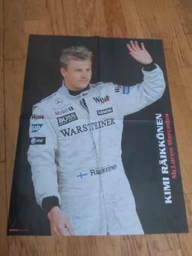 Kimi Raikkonen Formula 1 Racing Fan Posters