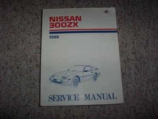 1986 Nissan 300ZX Factory Shop Service Repair Manual Turbo