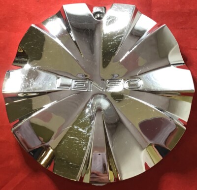 ONE USED LENSO CHROME Center Cap # DC-0138 KATANA NO.5 DISC CAP DC-0138 9326