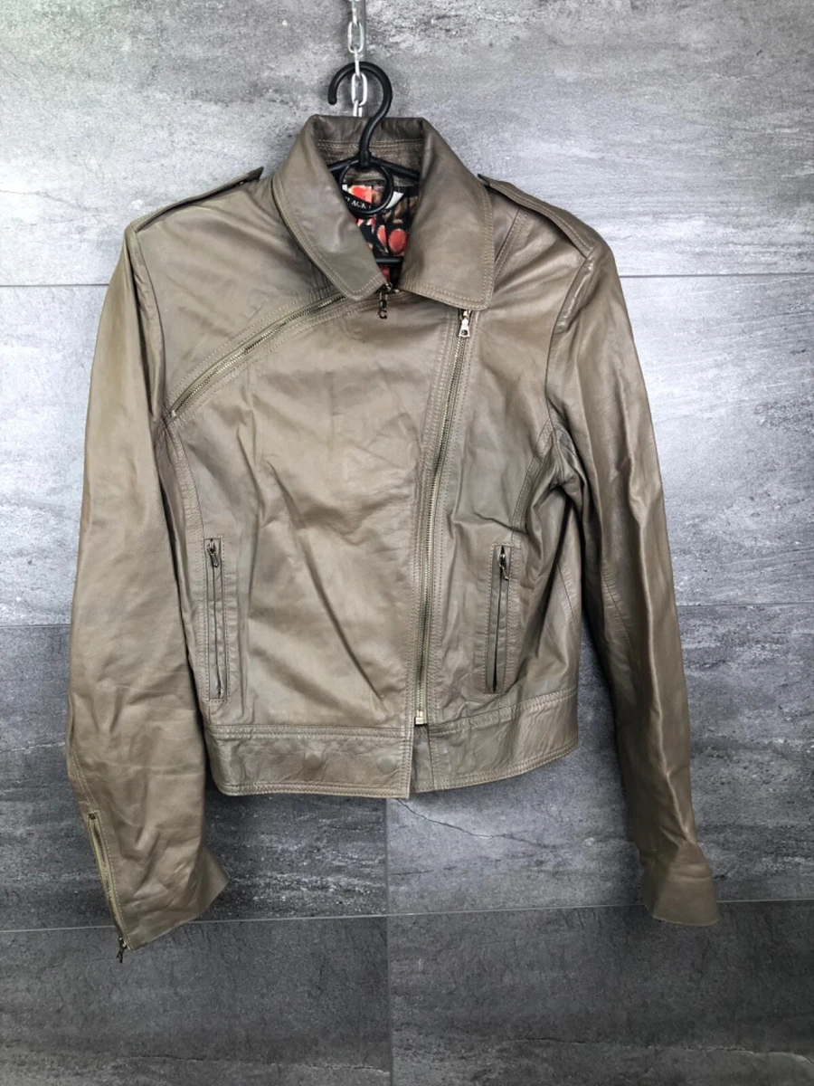 Paul smith leather biker best sale jacket