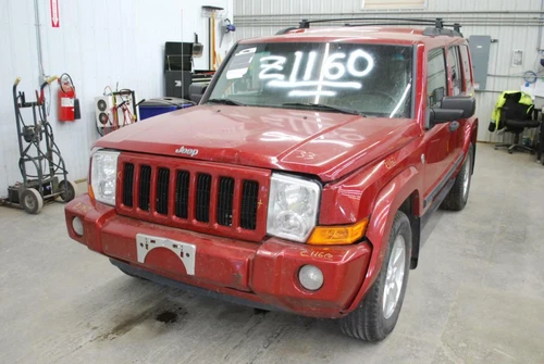 OEM Side View Door Mirror For Commander Left Blk-Text Pwr Cvr-Scratches