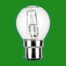 10x 18W Clear Round Golf Halogen Light Bulbs Bayonet Cap B22 BC