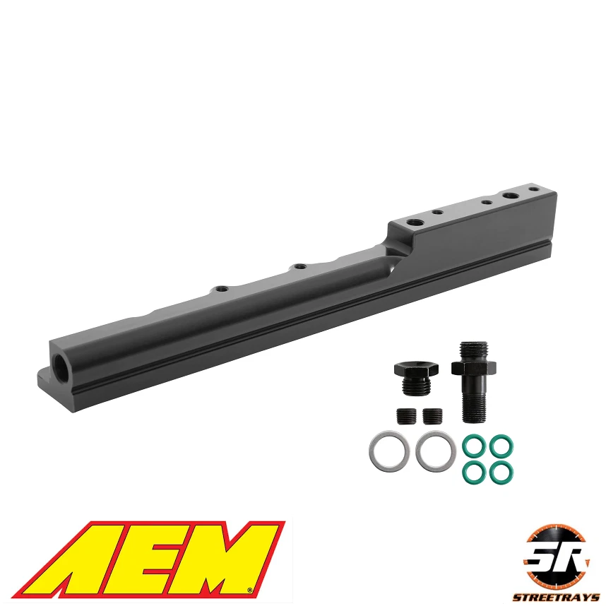 AEM High Volume Fuel Rail & Fuel Pressure Regulator Set Civic Si & Del Sol (NEW) — 第 2/4 张图片