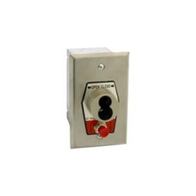 MMTC HBFS-SLF Interior Open-Close S Type Large Format Key Switch w/ Stop Button