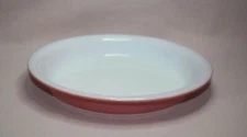 VINTAGE PYREX PIE BAKING PAN / PLATE PINK SALMON MADE IN CANADA #209 1 OR 12