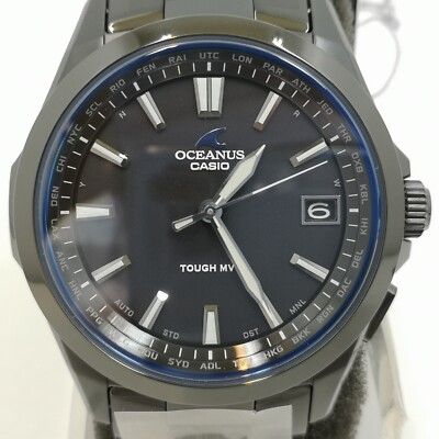 CASIO OCEANUS OCW-S100B-1AJF Black Titanium Radio Solar Men's Watch New in Box