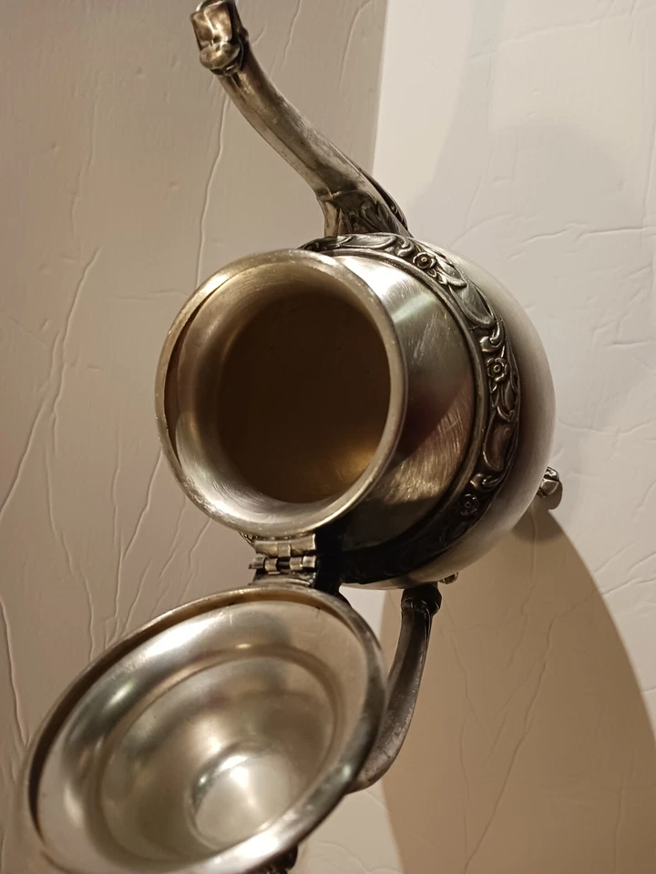 Jarra de agua vintage Roger’s & Bro 4601 plateada. 10" de alto. Foto 2 de 4