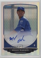 2013 Bowman Chrome Prospects Refractor 201/500 Miguel Almonte #BCA-MA Auto gh4