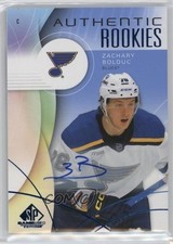 2024 Upper Deck SP Game Used Authentic Rookies Blue Zachary Bolduc #255 Auto 3ut