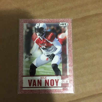 2014 SAGE Hit Kyle Van Noy Red Sparkle Rookie RC #63 BYU Cougars