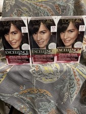 ***Lot Of 3 ~ Loreal Paris Excellence Creme Hair Color Dye 4A Dark Ash Brown New