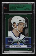 2012-13 ITG Ultimate Memorabilia 12th Edition Emerald 14/60 Henrik Sedin HOF 2d8
