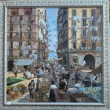 Francesco Tammaro – Borgo Marinaro –  100x100cm 