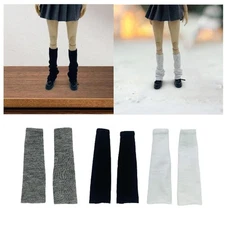 1:6 Scale Miniature Pile Socks Leg Warmers Casual Tube Stocking