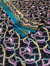 Vintage Silk Saree for Crafting, Sewing, Quilting, Upcycled Projects SS3176