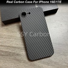 Real Carbon Fiber For Apple iPhone 16E/17E Aramid Cover Case