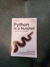 Python In A Nutshell, 4th Edition, 2023, Signed By Steve Holden