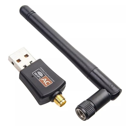 600Mbps Network Adapter Dual Band 2.4/5Ghz Wireless USB WiFi Adapter w/Antenna - Picture 4 of 16