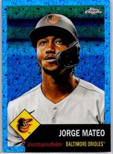 2022 Topps Chrome Platinum Blue Mini-Diamond Refractor #448 Jorge Mateo #/199