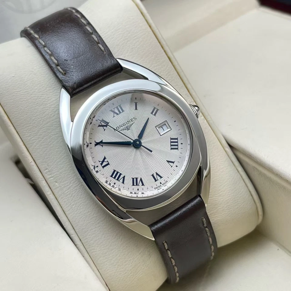 Reloj para mujer Longines Equestrian Collection L6.137.4 cuarzo 30 mm esfera astillada Foto 3 de 4