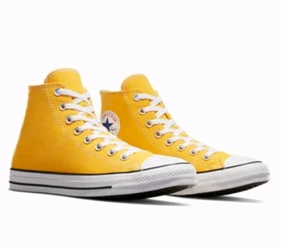 Converse Chuck Taylor All Star High Unisex Men 7, Women 9 Lemon