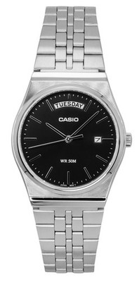 Casio Standard Black Dial Stainless Steel Quartz MTP-B146D-1AV Men's Watch