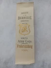 FREDERICKSBURG VA BURNSIDE 9th CORPS GAR CIVIL WAR VET GRAND ARMY REUNION RIBBON