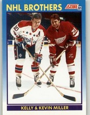 1991-92 Score Canadian English Kelly Miller / Kevin Miller #339