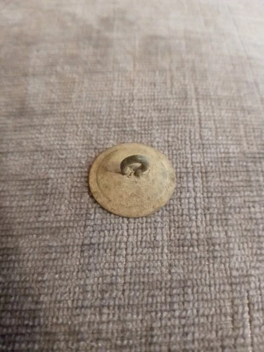 Civil War button back dug at Confederate camp near battle of Petersburg VA