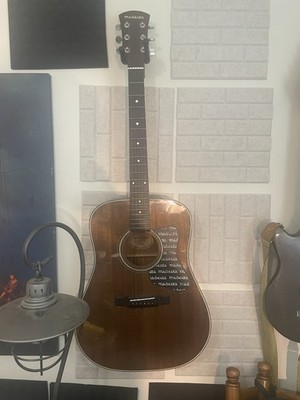 Vintage 1970s Madeira by Guild Acoustic Guitar   Made in Japan