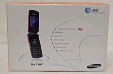 SAMSUNG SGHA707 Portable Quadband GSM Bluetooth Cell Phone Vtg Rare 2006 AT T 3G