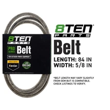 8TEN Belt with Kevlar for John Deere WG32A WG36A 652B 652R TCU33096 84 x 5/8