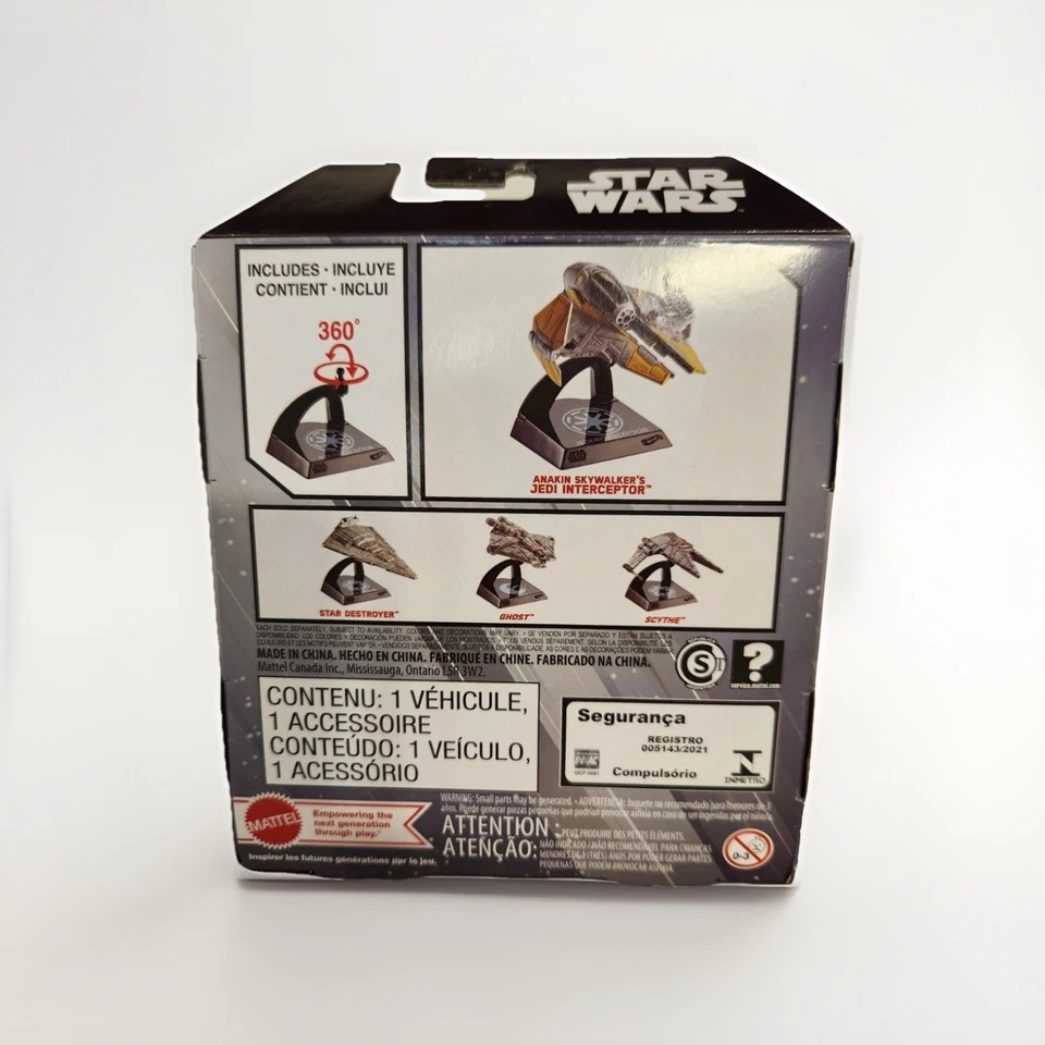 GHOST #21 Star Wars HOT WHEELS STARSHIPS SELECT DIECAST SHIP mattel - NUEVO Foto 3 de 4