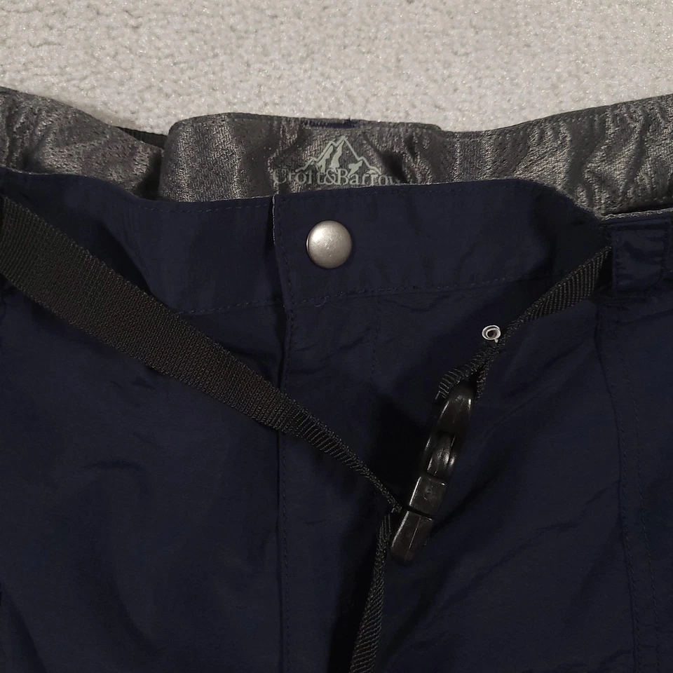 Pantalones Cortos Croft & Barrow Para Hombres 42 Azul Marino Nylon Ripstop Carga Senderismo Cinturón Secado Rápido Foto 3 de 4